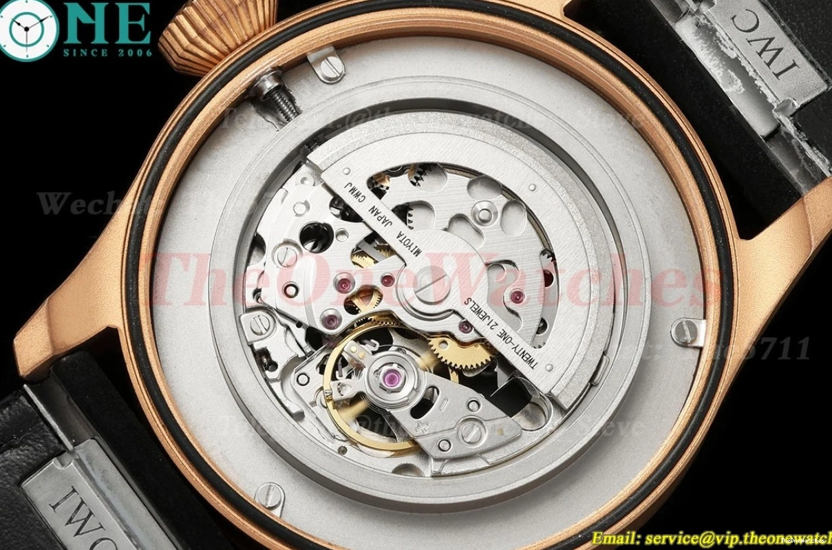 Dial LE Big Black Pilot Spitfire 8N24 'Mr Bronze Porter' M+ 43mm 0405